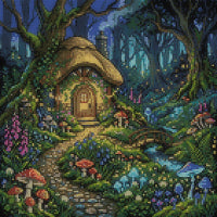 Thumbnail for Diamond painting pattern – Forest Glen