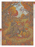 Thumbnail for Forest Harvest timanttimaalauksen liimapintainen canvas 50x70cm