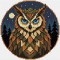 Thumbnail for Diamond painting pattern chart - Forest Owl