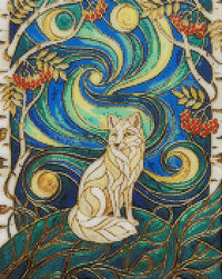 Thumbnail for Diamond pattern - Fox Cloisonne