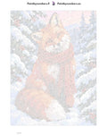 Thumbnail for Paint by numbers numbered canvas - Fox in a Red Scarf 30x40cm