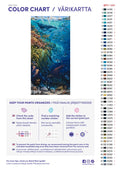 Thumbnail for Paint color chart and instructions - From Surface to Abyss 60x120cm
