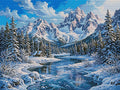 Thumbnail for Diamond pattern - Frozen River