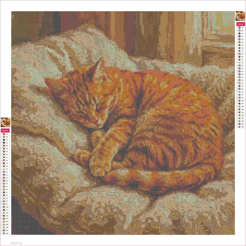Fuzzy Pillow diamond painting adhesive canvas 50x50cm