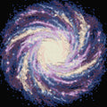 Miniatyrbild: Diamantmönster för Galactic Swirl