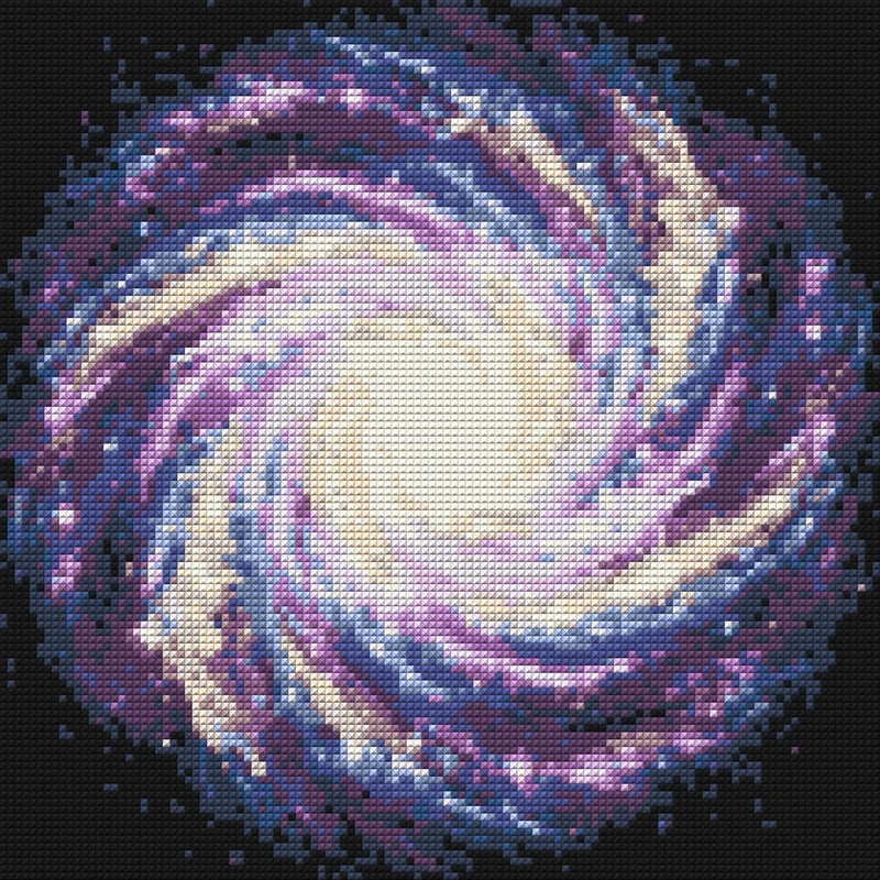 Diamond Pattern - Galactic Swirl