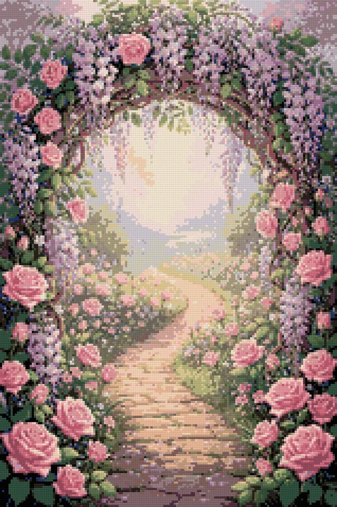 Diamantmönster för Garden Pathway