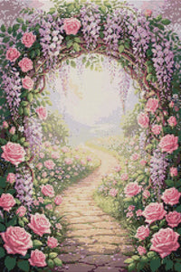 Thumbnail for Diamond Pattern - Garden Pathway
