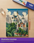 Thumbnail for Illustration of the completed paint by numbers - Germany Travel Poster 40x50cm