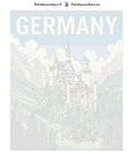 Thumbnail for Numbered canvas - Germany Travel Poster 40x50cm