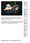 Thumbnail for Color chart and instructions - Ghost DJ with Records 80x120cm
