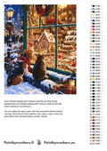 Thumbnail for Paint color chart and instructions - Gingerbread Window 40x50cm