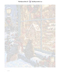 Thumbnail for Paint by numbers numbered canvas - Gingerbread Window 40x50cm