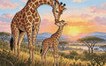 Miniatyrbild: Diamantmönster för Giraffe Pair