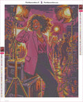 Thumbnail for Diamond painting adhesive canvas preview - Glamorous Woman On Film Set