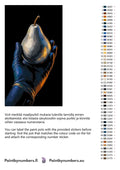 Thumbnail for Color chart and instructions - Gloved Hand Holding Pear 40x70cm