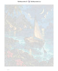 Thumbnail for Paint by numbers numbered canvas - Glowing Bay 40x50cm