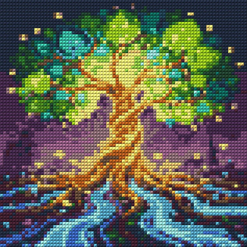 Diamond pattern - Enchanted Tree of Life