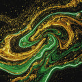 Thumbnail for Diamond pattern - Emerald Waves