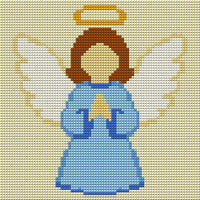 Thumbnail for Diamond painting pattern chart - Golden Angel