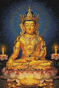 Thumbnail for Diamond Pattern - Golden Buddha