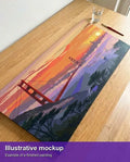 Thumbnail for Illustration of the completed paint by numbers - Golden Gate Bridge Sunset 80x40cm