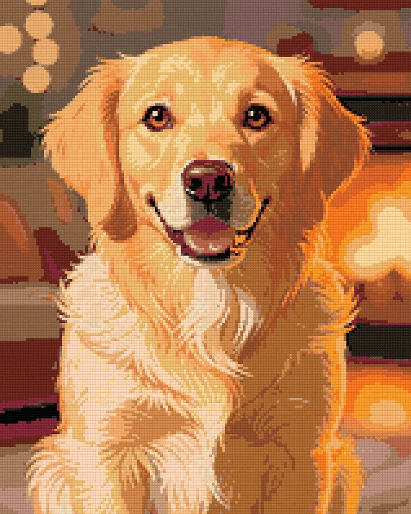 Diamond pattern - Golden Retriever