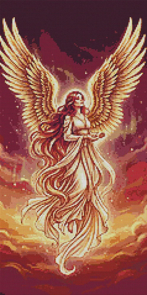 Diamond pattern - Golden Wings