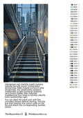 Thumbnail for Color chart and instructions - Grand Staircase City View 40x70cm