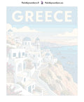 Thumbnail for Numbered canvas - Greece Travel Poster 40x50cm