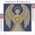 Thumbnail for Diamond painting adhesive canvas preview - Guardian Angel