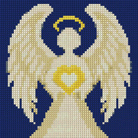 Thumbnail for Diamond painting pattern chart - Guardian Angel