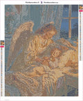Thumbnail for Guardian at Watch diamond painting adhesive canvas 40x50cm