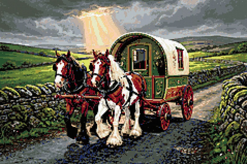 Diamond Pattern - Gypsy Caravan