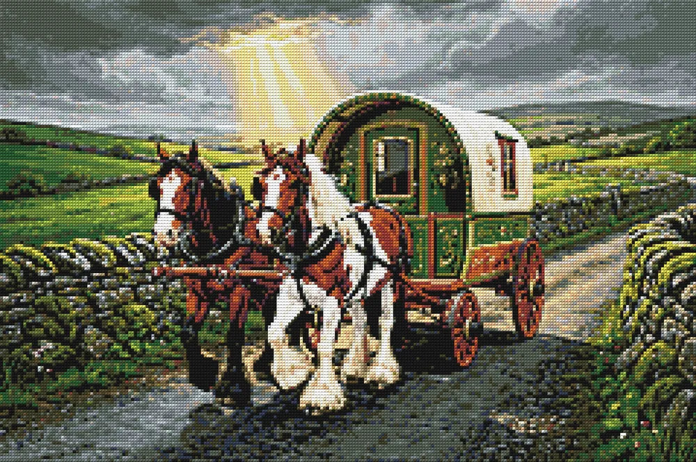 Diamond Pattern - Gypsy Caravan