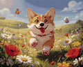 Thumbnail for Diamond pattern - Joyful Corgi Adventure