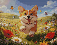 Thumbnail for Diamond pattern - Joyful Corgi Adventure