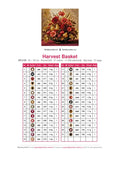 Thumbnail for DMC color chart for Harvest Basket diamond painting - 31 colors