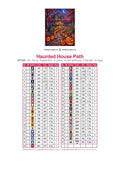 Thumbnail for DMC color chart for Haunted House Path diamond painting - 47 colors