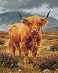 Thumbnail for Diamond Pattern - Heather and Horns
