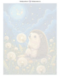 Thumbnail for Numbered canvas - Hedgehog with Dandelions 60x80cm