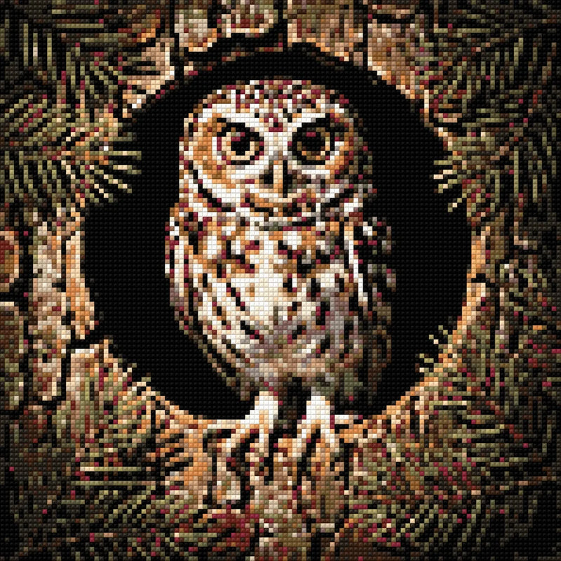 Diamond Pattern - Hollow Tree Owl