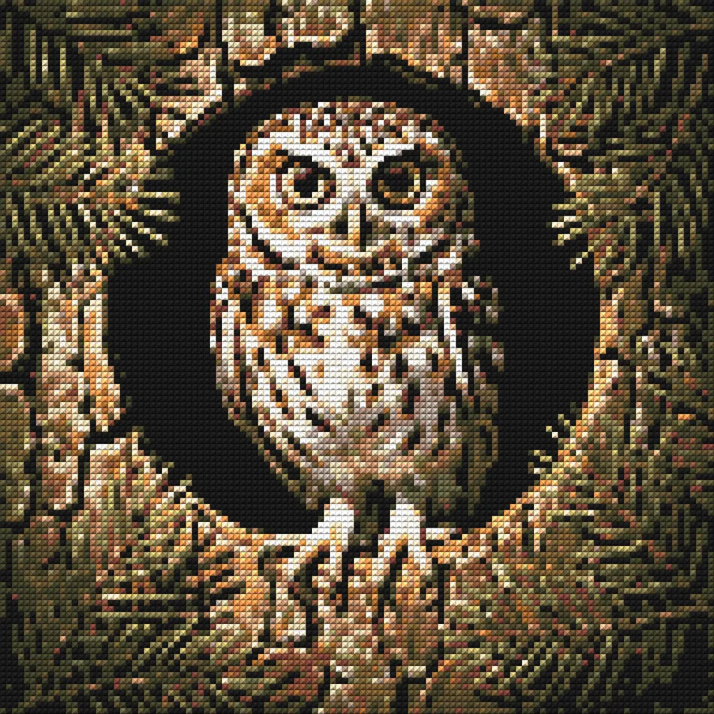 Diamond Pattern - Hollow Tree Owl