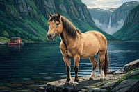 Thumbnail for Diamond Painting Horse by the Water