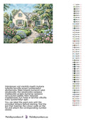 Thumbnail for Color chart and instructions - House with Flower Garden 50x40cm
