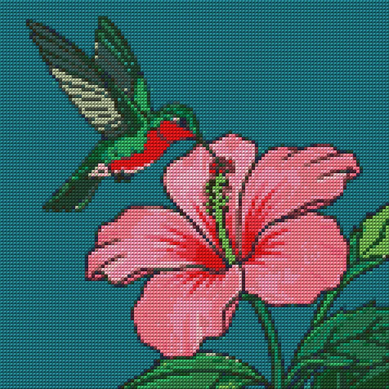 Diamond Pattern - Hummingbird Harmony