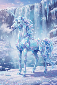 Thumbnail for Diamond Painting Ice Crystal Unicorn