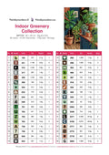 Thumbnail for DMC color chart for Indoor Greenery Collection diamond painting - 36 colors