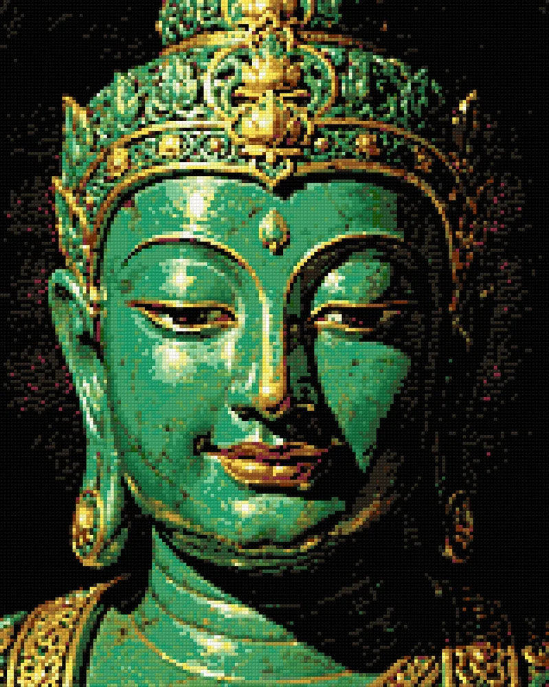 Diamond Pattern - Jade Buddha
