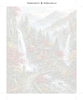 Thumbnail for Paint by numbers numbered canvas - Japanese Garden with Waterfalls 40x50cm